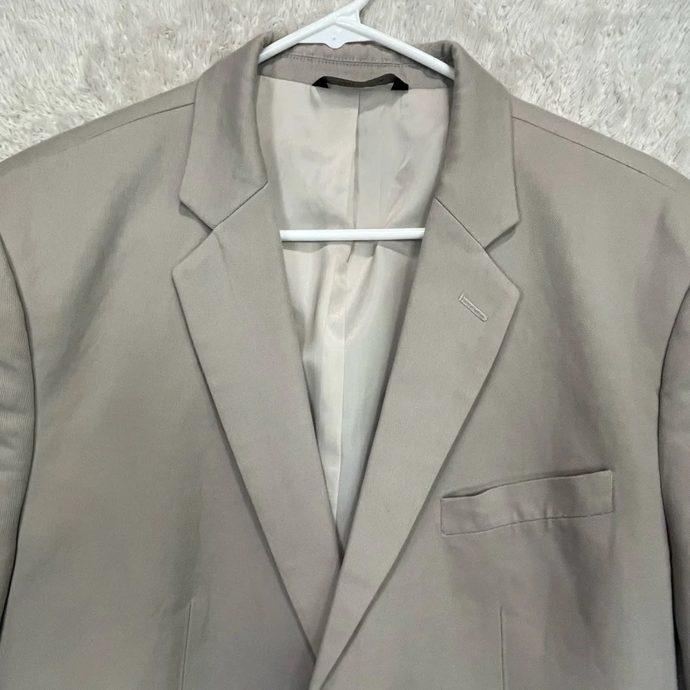 Banana Republican Men's Tan Blazer Sz 44R Tailored Slim Cotton Linen Preppy